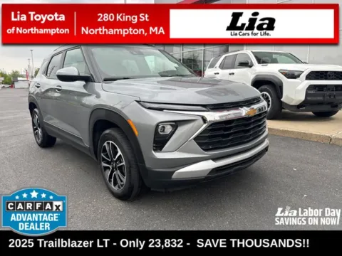 Gray 2025 Chevrolet TrailBlazer LT for sale in Northampton, MA