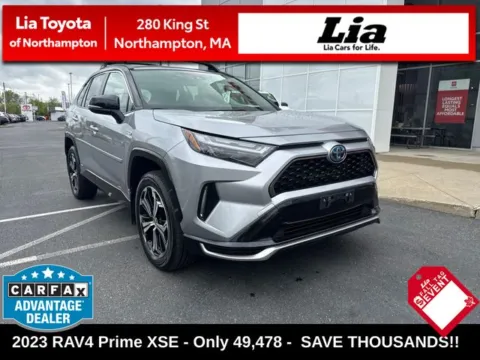 Black 2023 Toyota RAV4 Prime XSE for sale in Northampton, MA