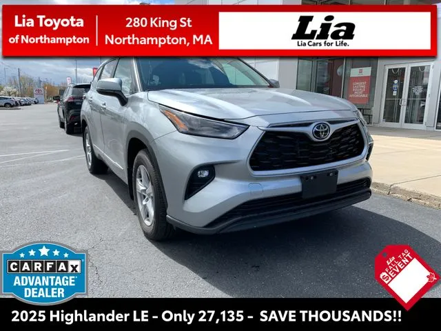 2025 Toyota Highlander LE AWD for sale in Northampton, MA