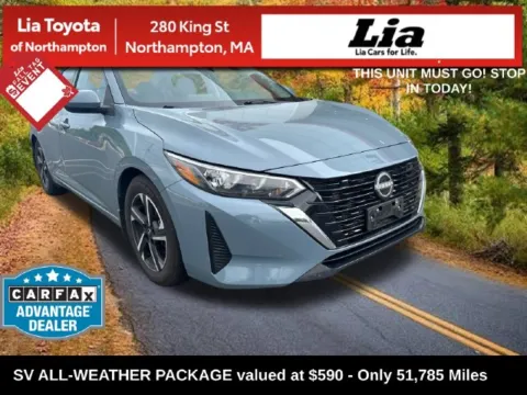 Gray 2024 Nissan Sentra SV for sale in Northampton, MA