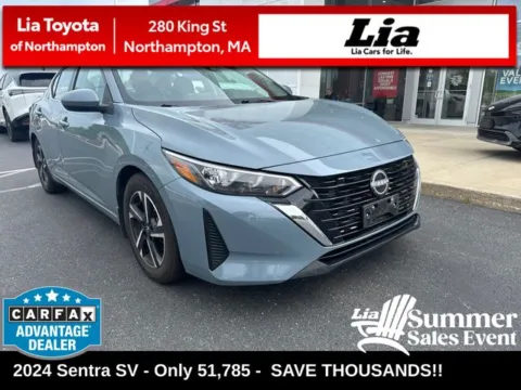 Gray 2024 Nissan Sentra SV for sale in Northampton, MA