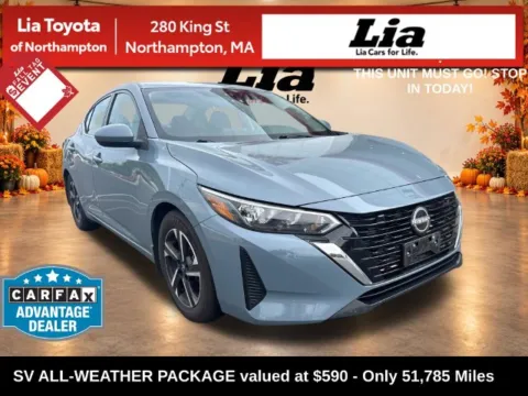 Gray 2024 Nissan Sentra SV for sale in Northampton, MA