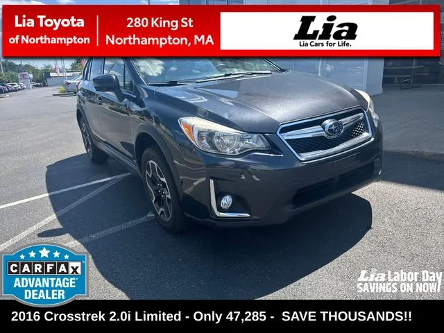 Gray 2016 Subaru Crosstrek 2.0i Limited for sale in Northampton, MA