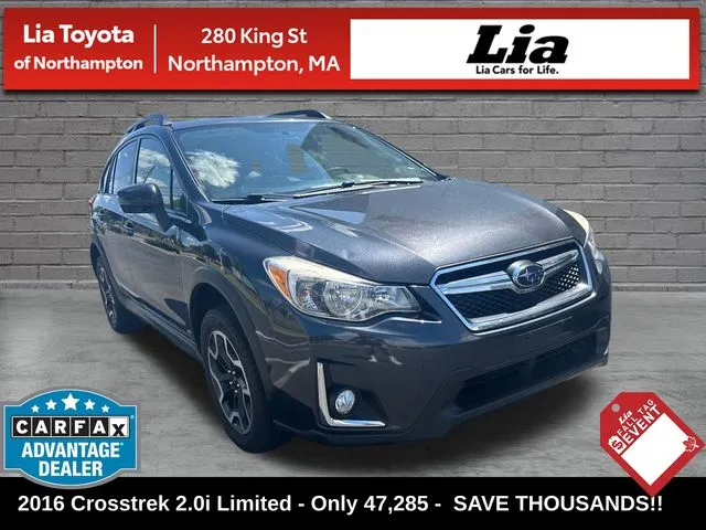 2016 Subaru Crosstrek 2.0i Limited for sale in Northampton, MA