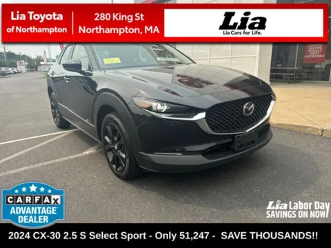 Black 2024 Mazda CX-30 2.5 S Select Sport for sale in Northampton, MA