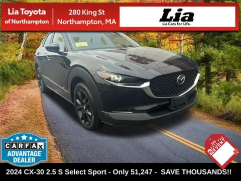 Black 2024 Mazda CX-30 2.5 S Select Sport for sale in Northampton, MA