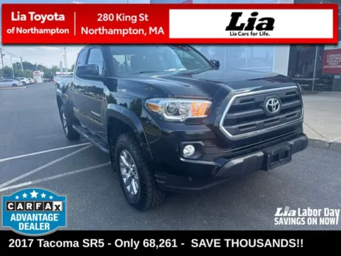 Black 2017 Toyota Tacoma SR5 for sale in Northampton, MA