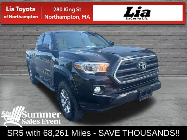 Black 2017 Toyota Tacoma SR5 for sale in Northampton, MA