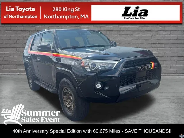 Black 2023 Toyota 4Runner 40th Anniversary Special Edition for sale in Northampton, MA