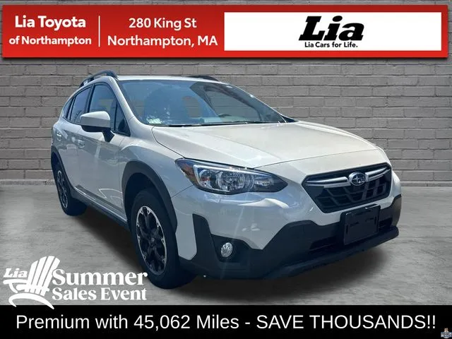 White 2021 Subaru Crosstrek Premium for sale in Northampton, MA