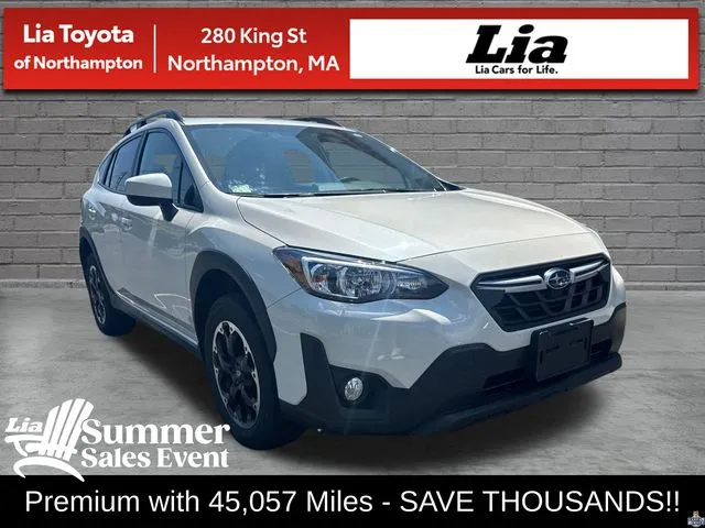 White 2021 Subaru Crosstrek Premium for sale in Northampton, MA