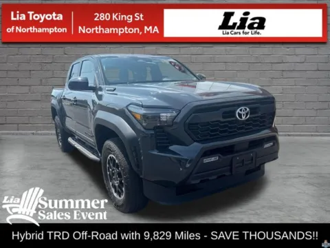 Gray 2025 Toyota Tacoma Hybrid TRD Off Road for sale in Northampton, MA