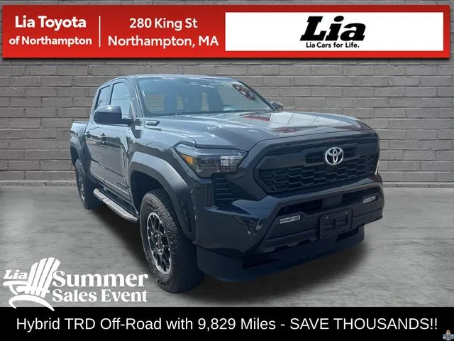 Gray 2025 Toyota Tacoma Hybrid TRD Off Road for sale in Northampton, MA