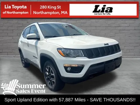 White 2019 Jeep Compass Sport for sale in Northampton, MA