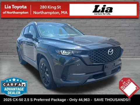 Black 2025 Mazda CX-50 2.5 S Preferred Package for sale in Northampton, MA