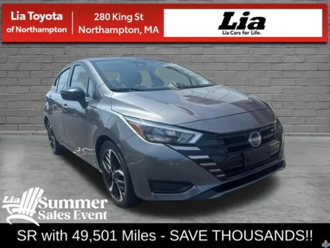 Gray 2024 Nissan Versa 1.6 SR for sale in Northampton, MA