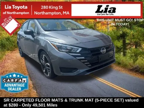 Gray 2024 Nissan Versa 1.6 SR for sale in Northampton, MA