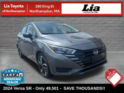 Gray 2024 Nissan Versa 1.6 SR for sale in Northampton, MA