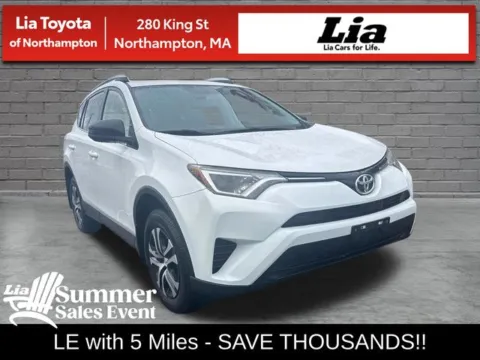 White 2016 Toyota RAV4 LE for sale in Northampton, MA