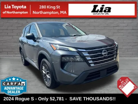 Gray 2024 Nissan Rogue S for sale in Northampton, MA