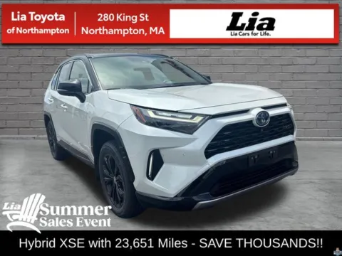 Black 2023 Toyota RAV4 Hybrid XSE for sale in Northampton, MA