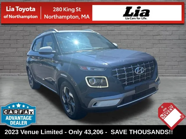 White 2023 Hyundai Venue Limited for sale in Northampton, MA
