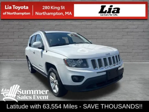 White 2017 Jeep Compass Latitude for sale in Northampton, MA