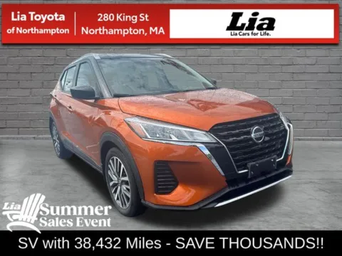 Black 2021 Nissan Kicks SV for sale in Northampton, MA