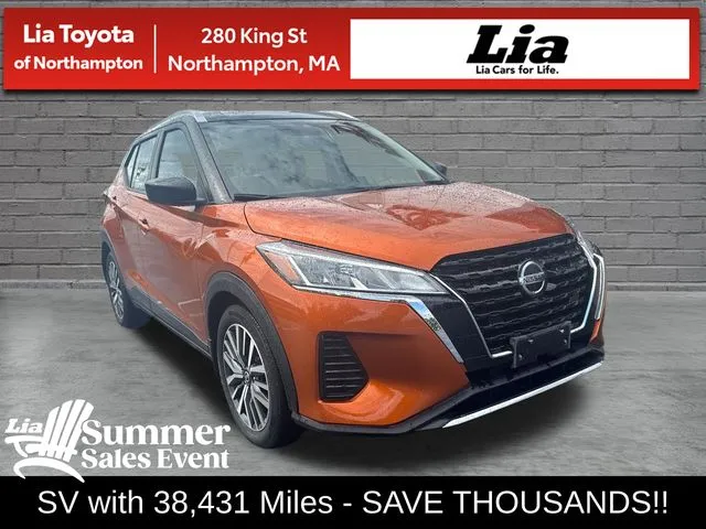 Black 2021 Nissan Kicks SV for sale in Northampton, MA