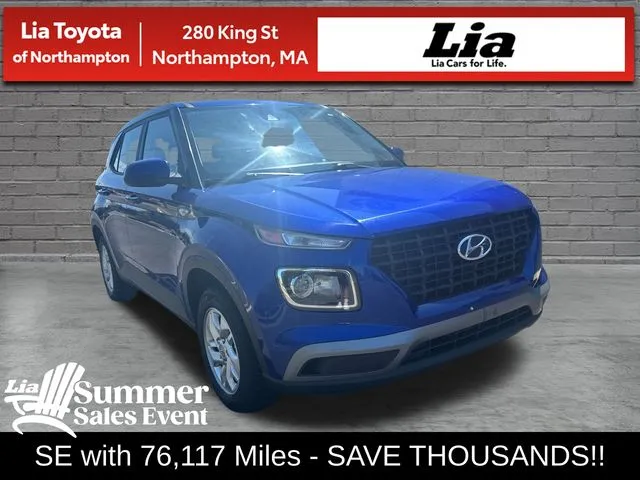 Blue 2021 Hyundai Venue SE for sale in Northampton, MA