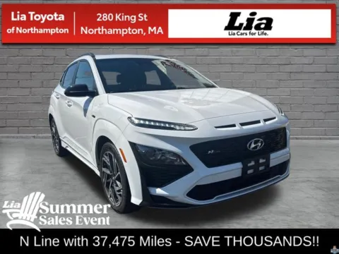 White 2023 Hyundai Kona N Line for sale in Northampton, MA
