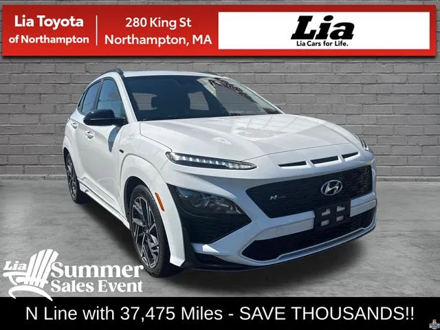 White 2023 Hyundai Kona N Line for sale in Northampton, MA