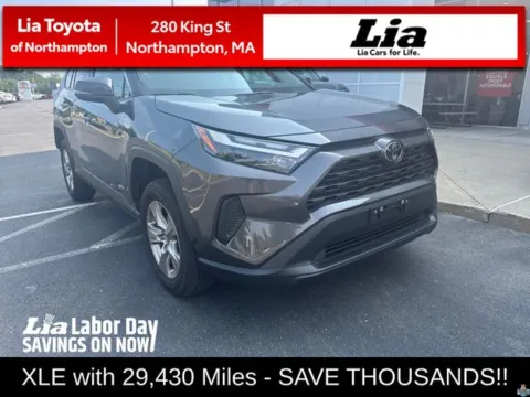 Gray 2023 Toyota RAV4 XLE for sale in Northampton, MA