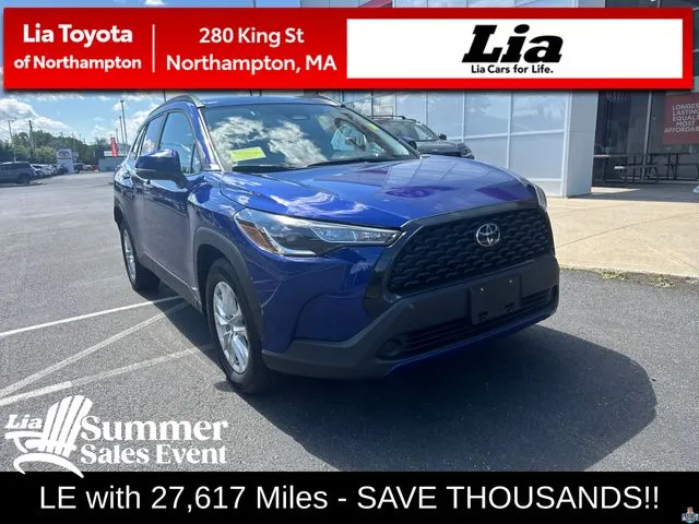 Blue 2024 Toyota Corolla Cross LE for sale in Northampton, MA