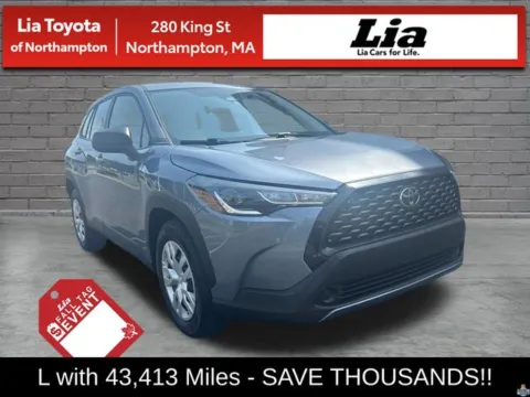 Gray 2023 Toyota Corolla Cross L for sale in Northampton, MA
