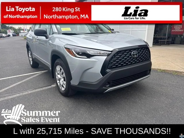 Silver 2024 Toyota Corolla Cross L for sale in Northampton, MA