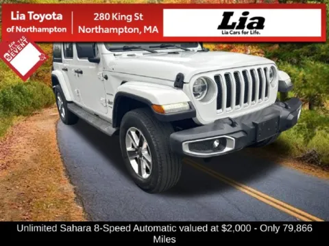 White 2018 Jeep Wrangler Unlimited Sahara for sale in Northampton, MA