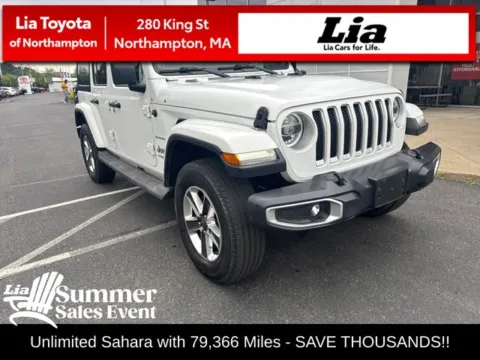 White 2018 Jeep Wrangler Unlimited Sahara for sale in Northampton, MA