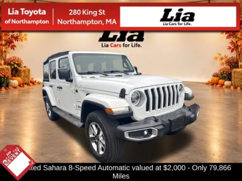 White 2018 Jeep Wrangler Unlimited Sahara for sale in Northampton, MA