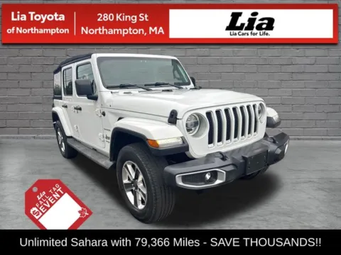White 2018 Jeep Wrangler Unlimited Sahara for sale in Northampton, MA