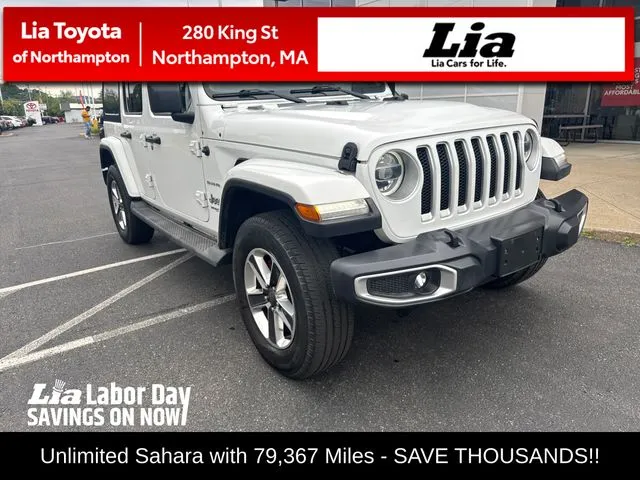 White 2018 Jeep Wrangler Unlimited Sahara for sale in Northampton, MA