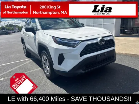 White 2023 Toyota RAV4 LE for sale in Northampton, MA