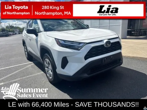 White 2023 Toyota RAV4 LE for sale in Northampton, MA