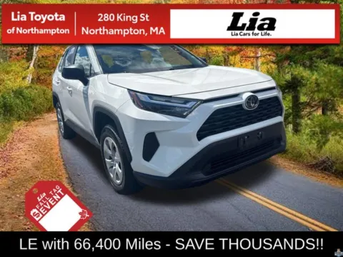 White 2023 Toyota RAV4 LE for sale in Northampton, MA