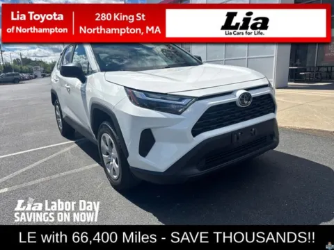 White 2023 Toyota RAV4 LE for sale in Northampton, MA
