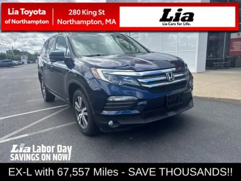 Blue 2018 Honda Pilot EX-L for sale in Northampton, MA