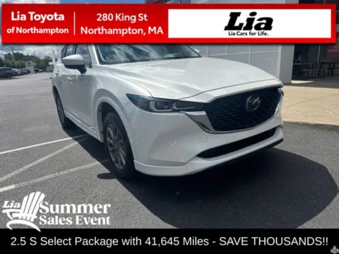 White 2025 Mazda CX-5 2.5 S Select Package for sale in Northampton, MA