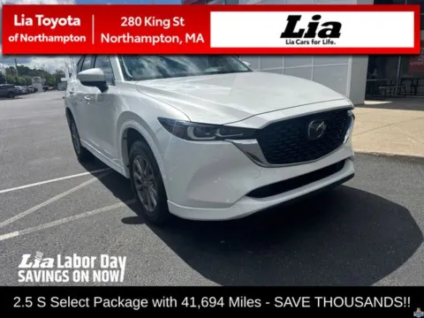 White 2025 Mazda CX-5 2.5 S Select Package for sale in Northampton, MA