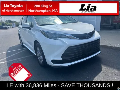 White 2025 Toyota Sienna LE for sale in Northampton, MA