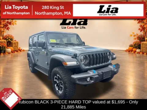 Gray 2024 Jeep Wrangler Rubicon 4xe for sale in Northampton, MA